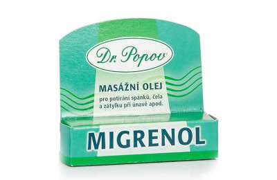 DR. POPOV Migrenol Roll-on masážní olej 6ml